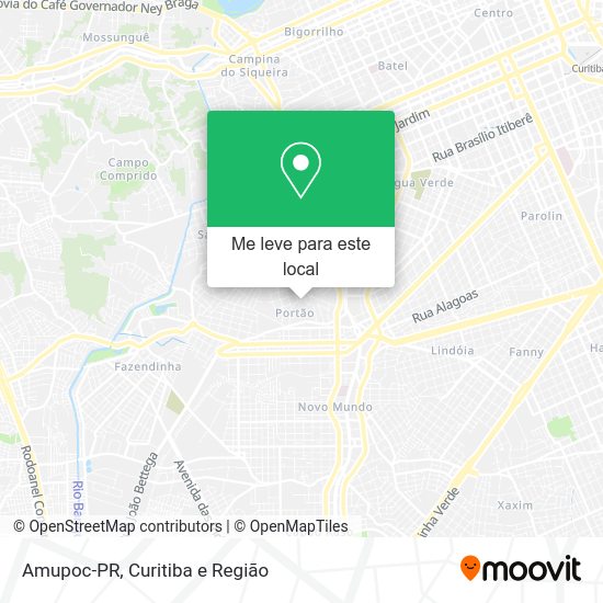 Amupoc-PR mapa