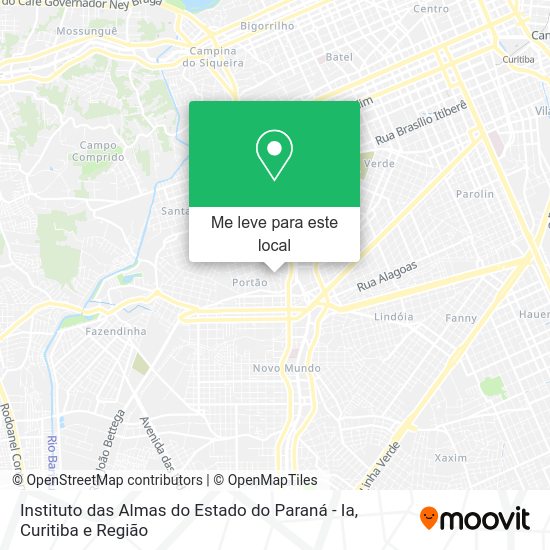Instituto das Almas do Estado do Paraná - Ia mapa
