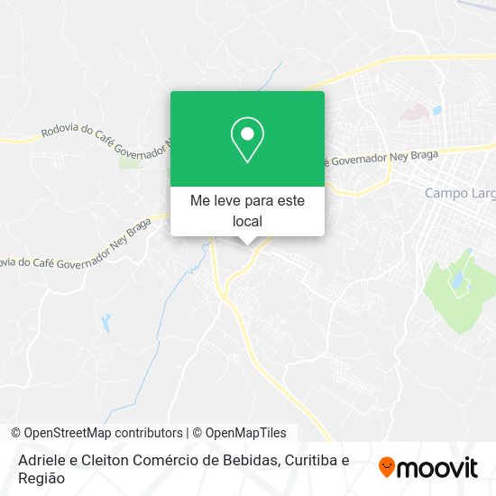 Adriele e Cleiton Comércio de Bebidas mapa
