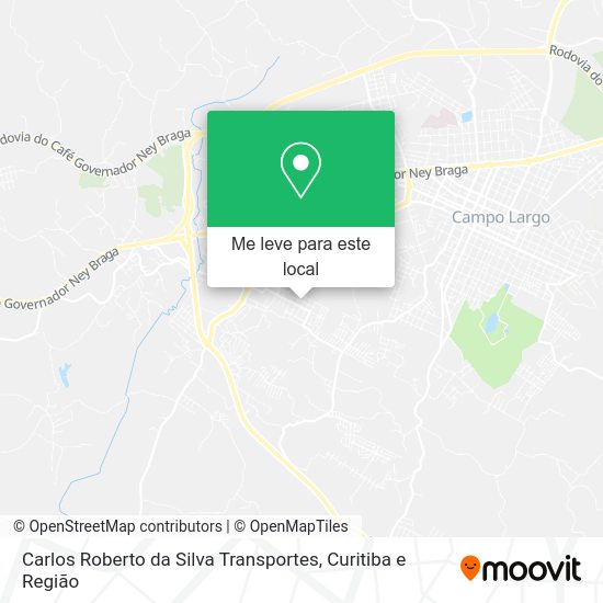 Carlos Roberto da Silva Transportes mapa