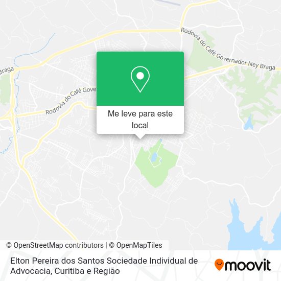 Elton Pereira dos Santos Sociedade Individual de Advocacia mapa