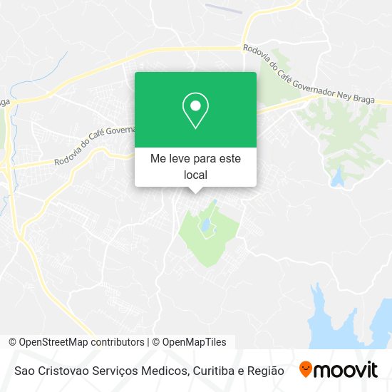 Sao Cristovao Serviços Medicos mapa