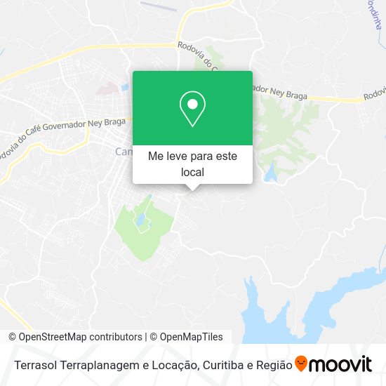 Terrasol Terraplanagem e Locação mapa