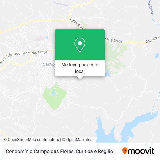 Condomínio Campo das Flores mapa
