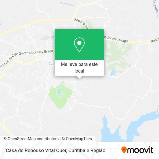 Casa de Repouso Vital Quer mapa