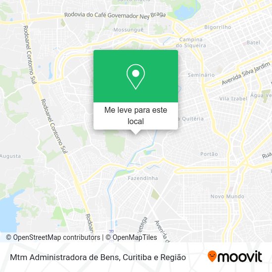Mtm Administradora de Bens mapa