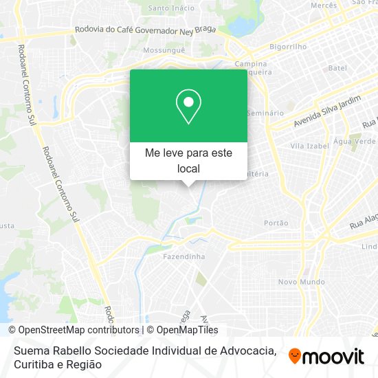 Suema Rabello Sociedade Individual de Advocacia mapa