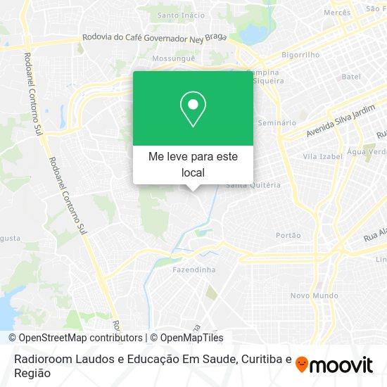 Radioroom Laudos e Educação Em Saude mapa