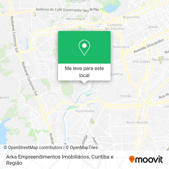 Arka Empreendimentos Imobiliários mapa