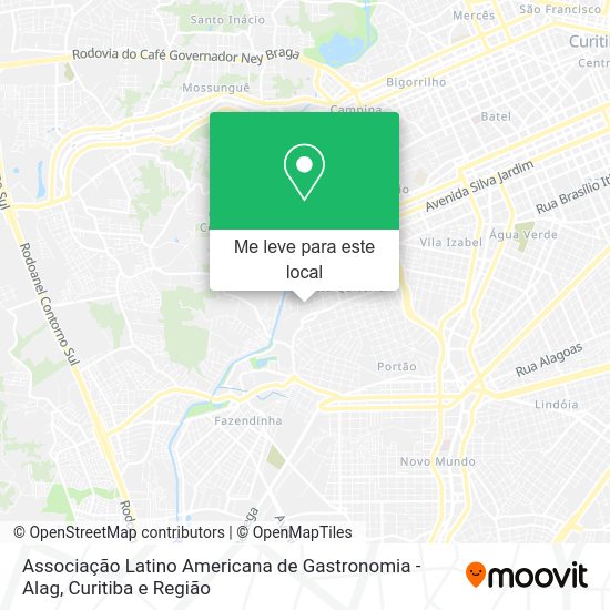 Associação Latino Americana de Gastronomia - Alag mapa