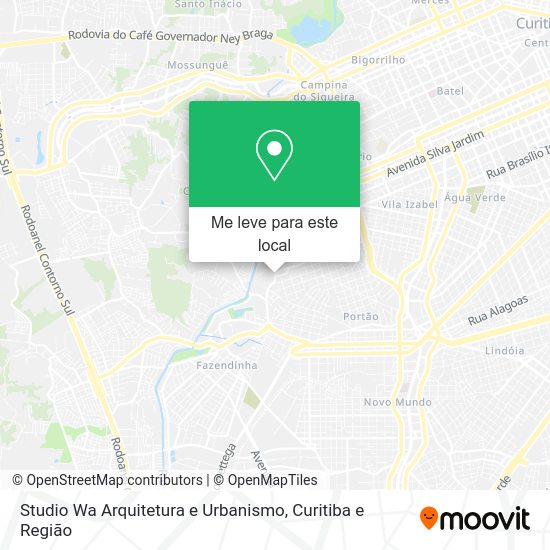 Studio Wa Arquitetura e Urbanismo mapa
