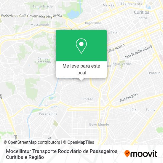 Mocellintur Transporte Rodoviário de Passageiros mapa