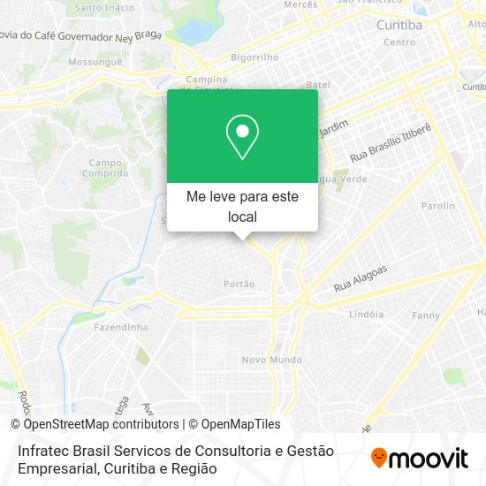 Infratec Brasil Servicos de Consultoria e Gestão Empresarial mapa