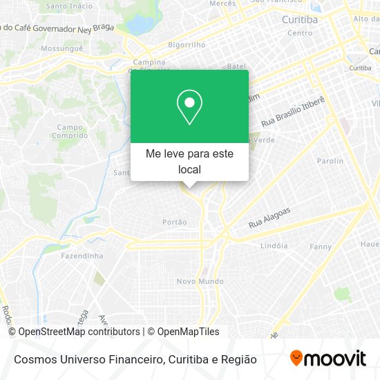Cosmos Universo Financeiro mapa