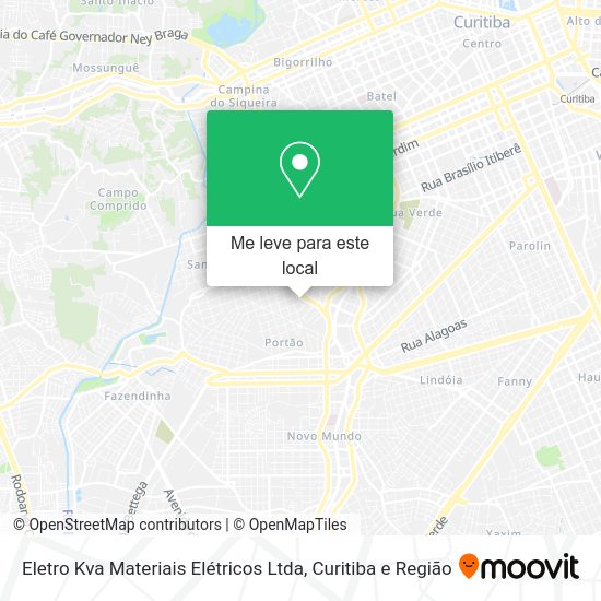 Eletro Kva Materiais Elétricos Ltda mapa