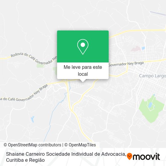Shaiane Carneiro Sociedade Individual de Advocacia mapa