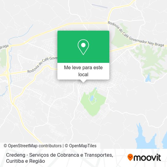 Credeng - Serviços de Cobranca e Transportes mapa