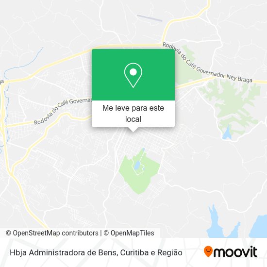 Hbja Administradora de Bens mapa