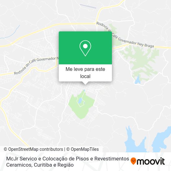 McJr Servico e Colocação de Pisos e Revestimentos Ceramicos mapa