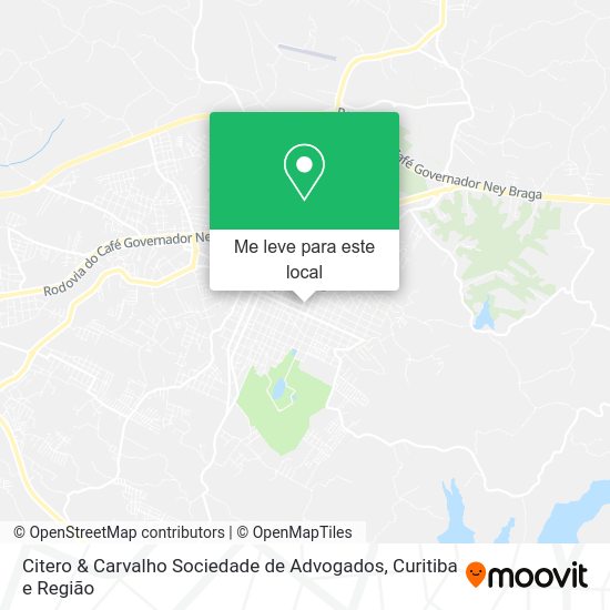 Citero & Carvalho Sociedade de Advogados mapa