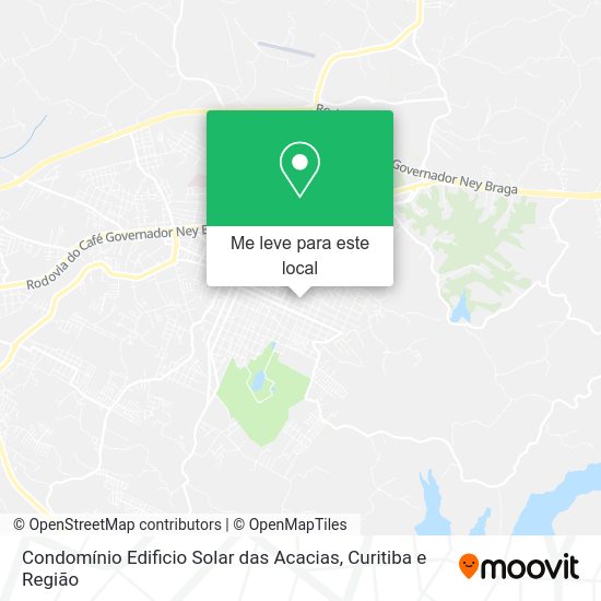Condomínio Edificio Solar das Acacias mapa