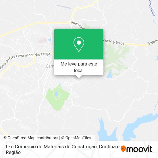 Lko Comercio de Materiais de Construção mapa