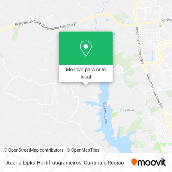 Auer e Lipka Hortifrutigranjeiros mapa