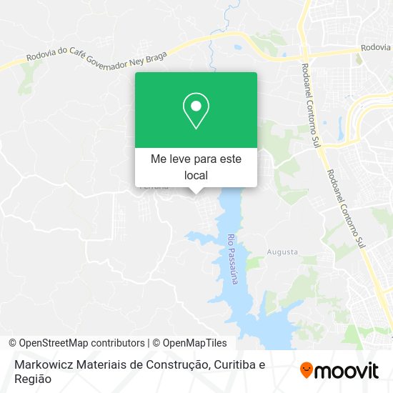 Markowicz Materiais de Construção mapa