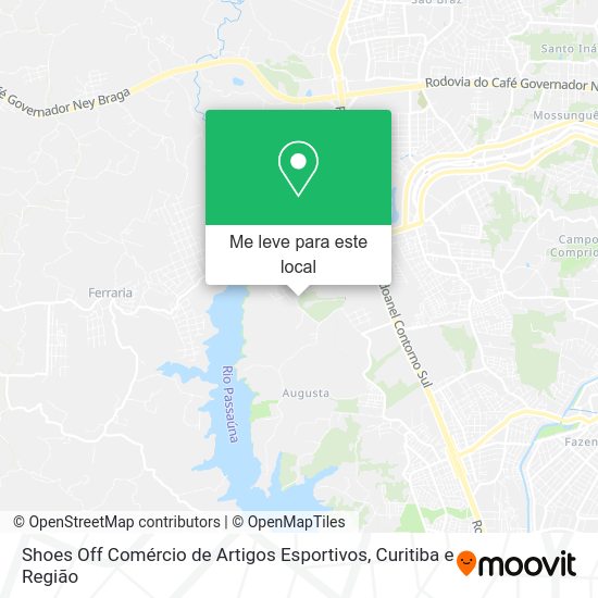 Shoes Off Comércio de Artigos Esportivos mapa