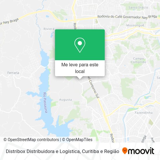 Distribox Distribuidora e Logística mapa