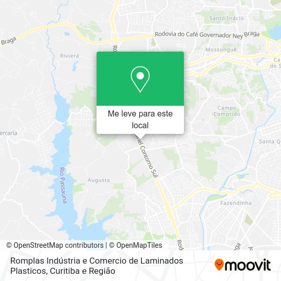 Romplas Indústria e Comercio de Laminados Plasticos mapa