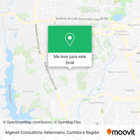 Algevet Consultório Veterinario mapa