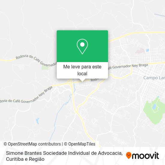Simone Brantes Sociedade Individual de Advocacia mapa