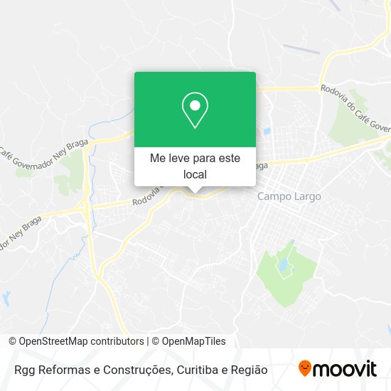 Rgg Reformas e Construções mapa