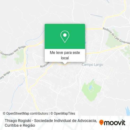 Thiago Rogiski - Sociedade Individual de Advocacia mapa