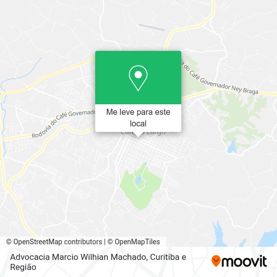 Advocacia Marcio Wilhian Machado mapa