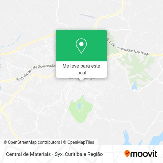 Central de Materiais - Syx mapa