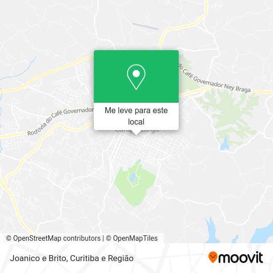Joanico e Brito mapa