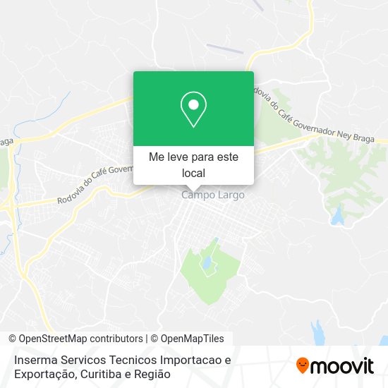 Inserma Servicos Tecnicos Importacao e Exportação mapa