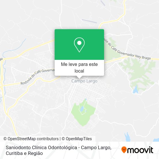 Saniodonto Clínica Odontológica - Campo Largo mapa