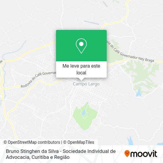 Bruno Stinghen da Silva - Sociedade Individual de Advocacia mapa