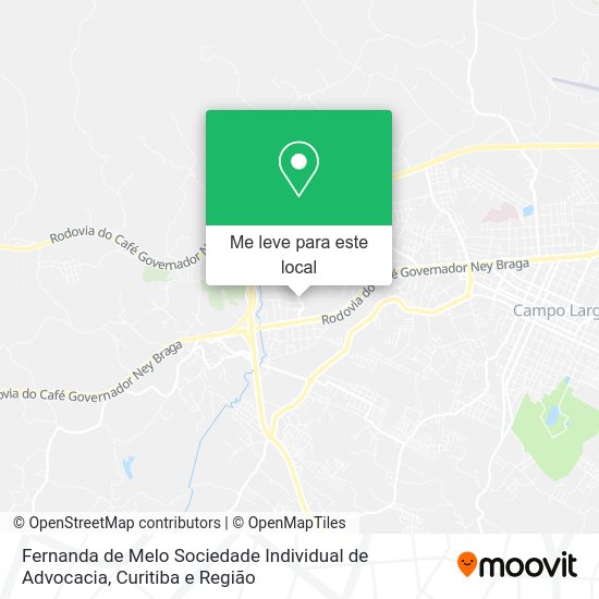 Fernanda de Melo Sociedade Individual de Advocacia mapa