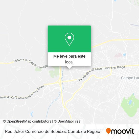 Red Joker Comércio de Bebidas mapa
