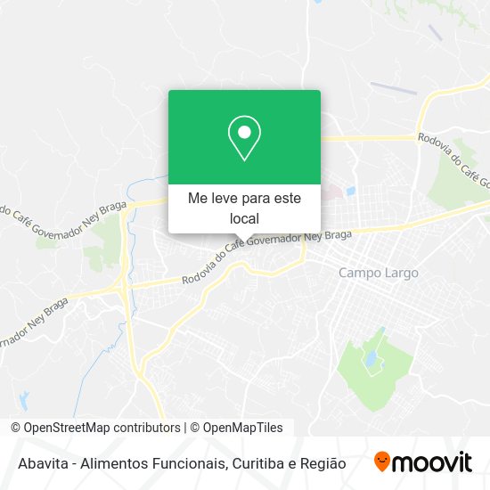 Abavita - Alimentos Funcionais mapa
