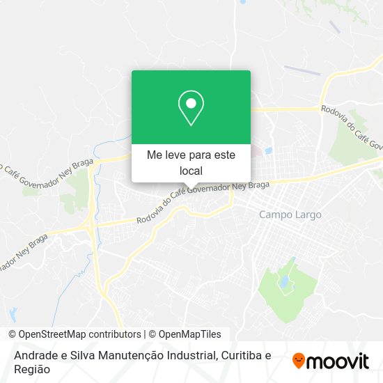 Andrade e Silva Manutenção Industrial mapa