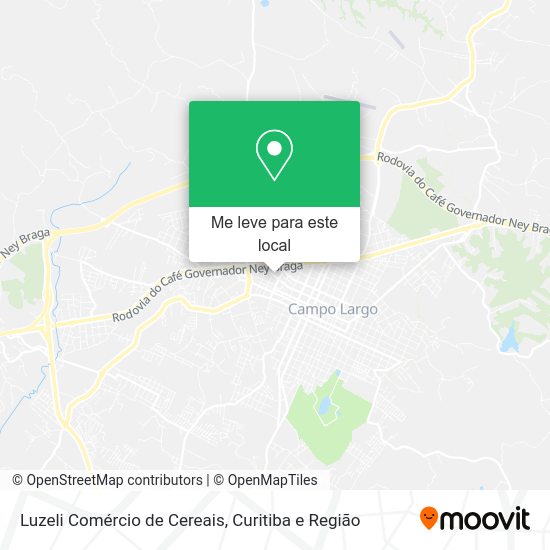Luzeli Comércio de Cereais mapa