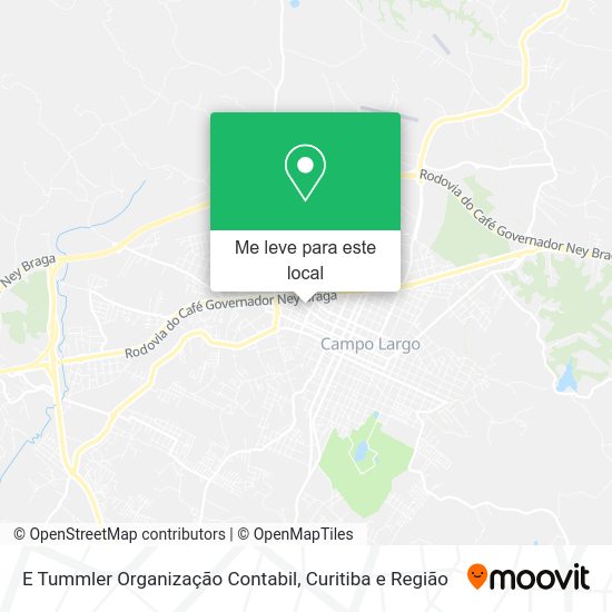 E Tummler Organização Contabil mapa