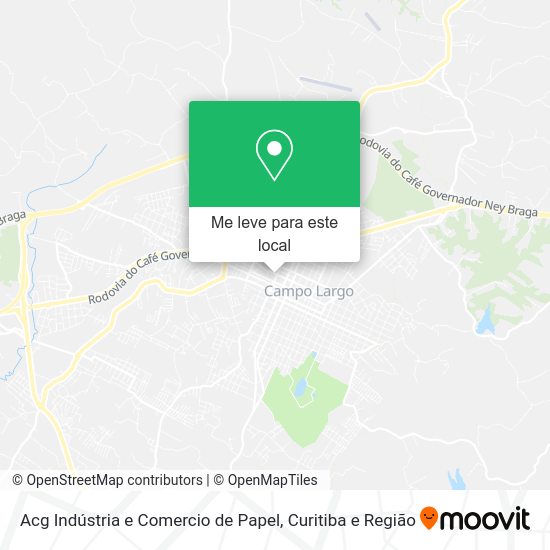Acg Indústria e Comercio de Papel mapa
