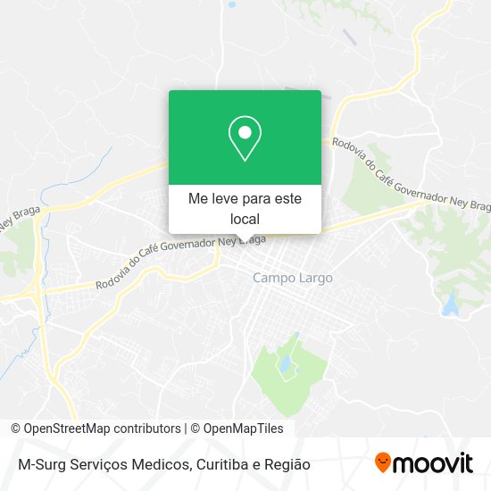 M-Surg Serviços Medicos mapa