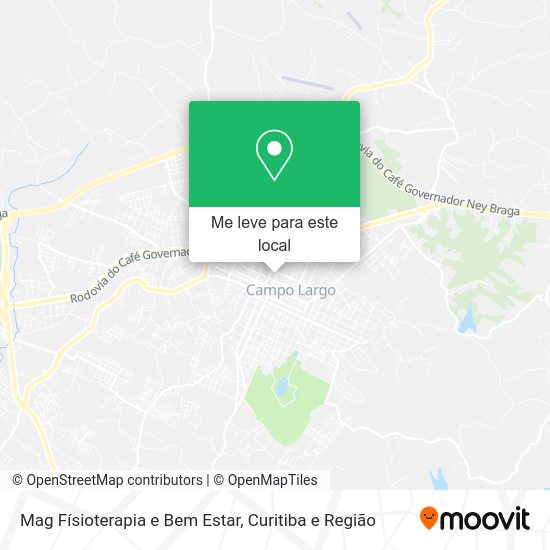 Mag Físioterapia e Bem Estar mapa